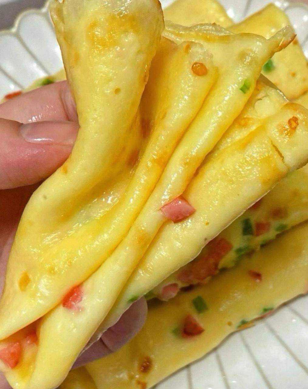 如何制作香葱鸡蛋法式薄饼